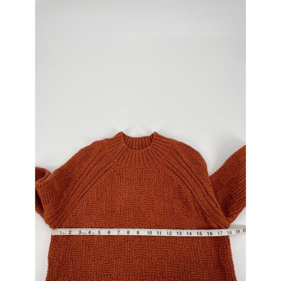 Prana Sky Meadow Knit Sweater Womens Medium Chunky Cozy Textured Sustainable - Picture 7 of 8